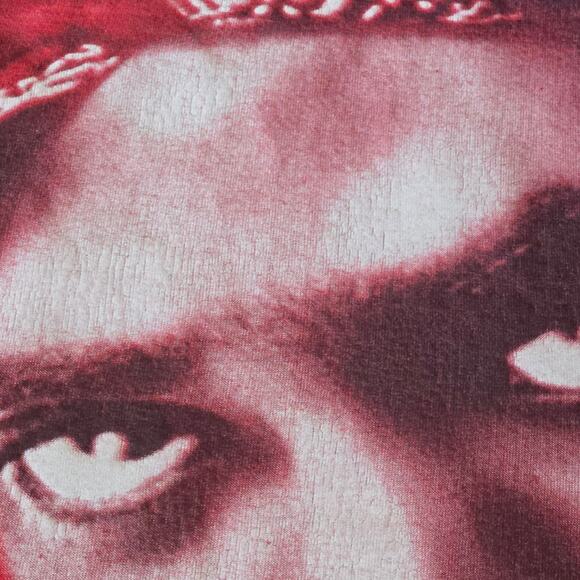 Y2K Vintage Tupac 2pac Shakur Thug Life B2M Heavy-duty Mens Tshirt Size XL - Picture 2 of 6